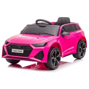 Audi Elektrische Kinderauto RS6 12V - Roze