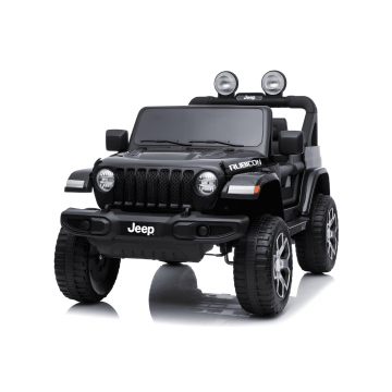 Jeep Elektrische Kinderauto Wrangler Rubicon 12V - Zwart
